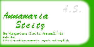 annamaria steitz business card